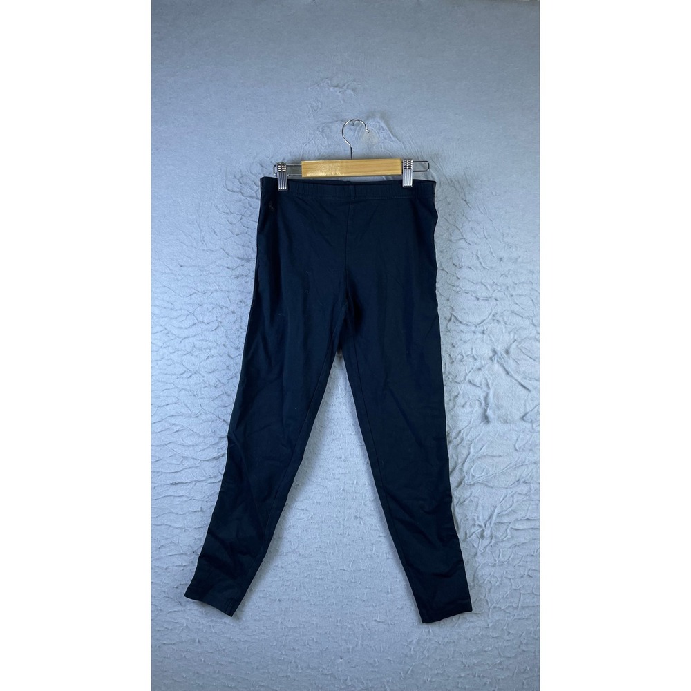 Polo Ralph Lauren Leggings Women XL 16 Black Excellent Tapered Pony Logo